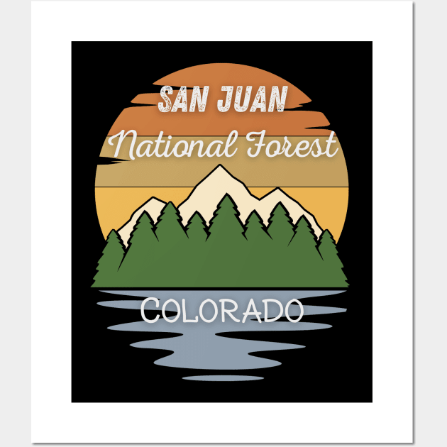 San Juan National Forest Colorado Wall Art by Compton Designs